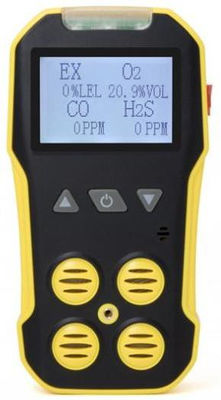 Rechargeable 3 In 1 Multiple Gas Detector For CL2 NH3 HCN With Self Test Function