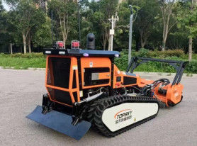 Forest isolation zone opens up fire extinguishing robots