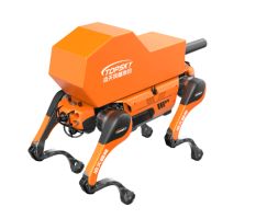 High Speed Fire Extinguishing Quadruped Robot Dog