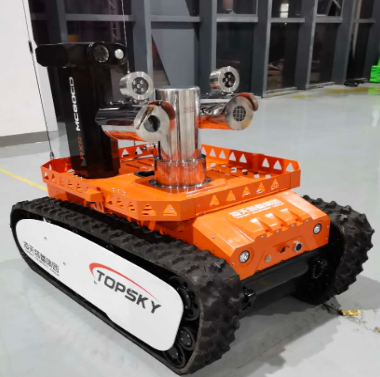 Explosion-proof fire-fighting reconnaissance robot