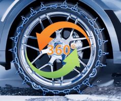 Anti-Skid Chains for Duty Vehicles Integrally formed thickened fixing buckles