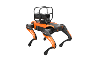 Factory Patrol Quadruped Robotic Dog with 80m Cable & IP67 Protection