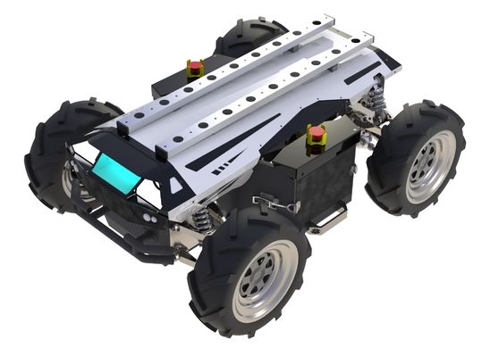 Wireless Control Rlsdp 2.0 Ip65 4 Wheel Robot Chassis