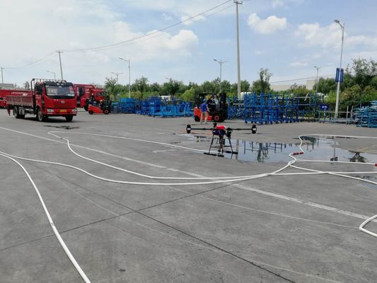 Τέσσερα άξονας οκτώ κηφήνες εξοπλισμού προσβολής του πυρός στροφέων στην υπηρεσία πυρόσβεσης